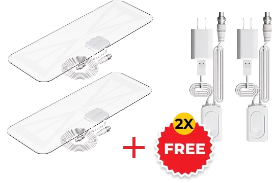 2 × UltraVizion HDTV Receivers Bundle